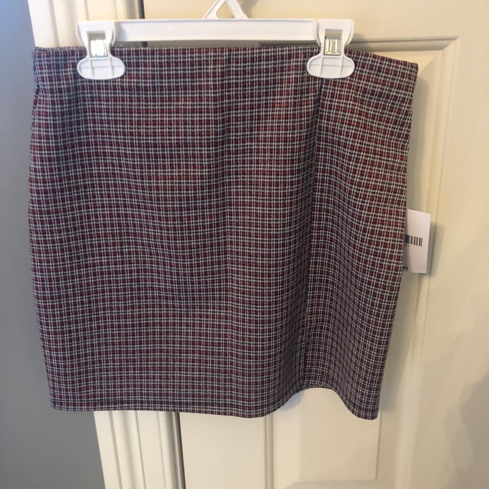 Plaid Mini Skirt